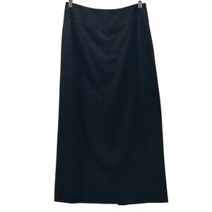 Rena Rowan Vintage Wool Maxi Skirt Black 10